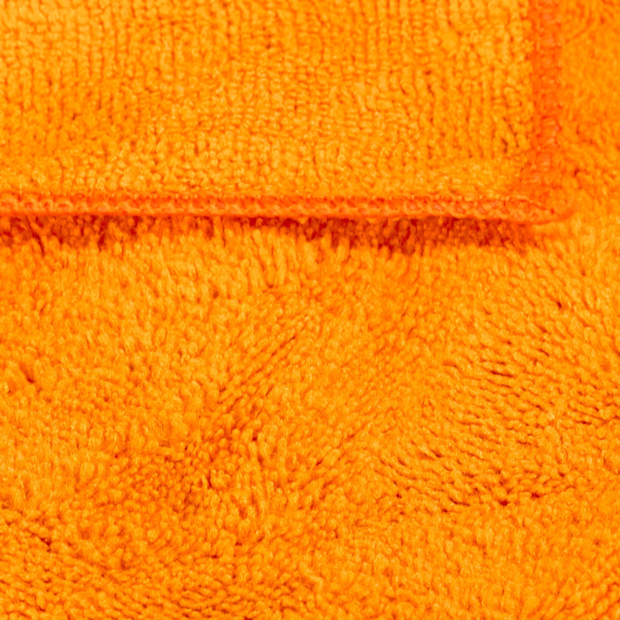 12-Pack Premium Microfiber Towels | Orange Detailing Towels